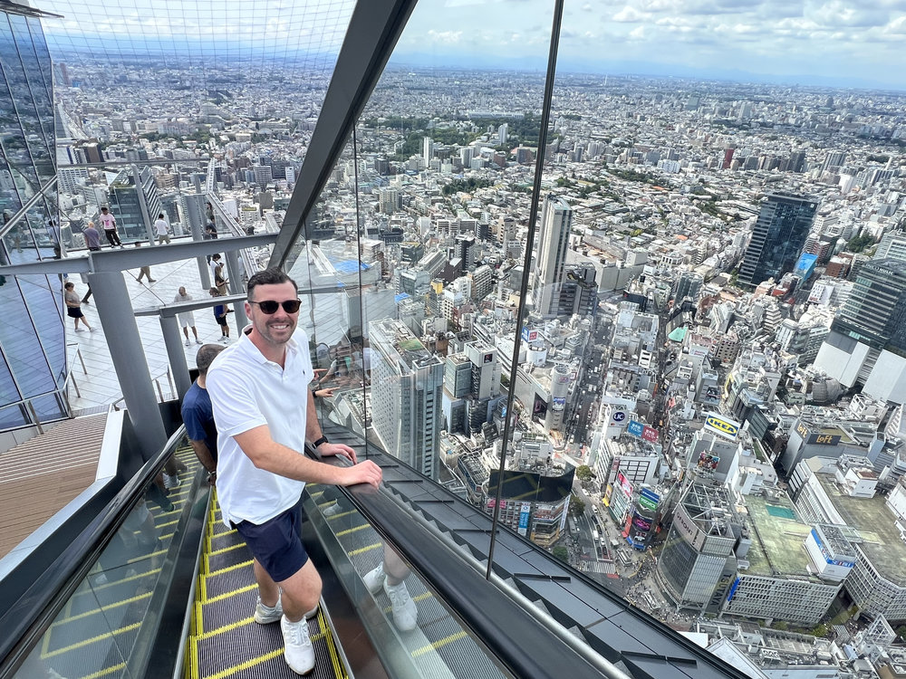 City views from Shibuya Sky
