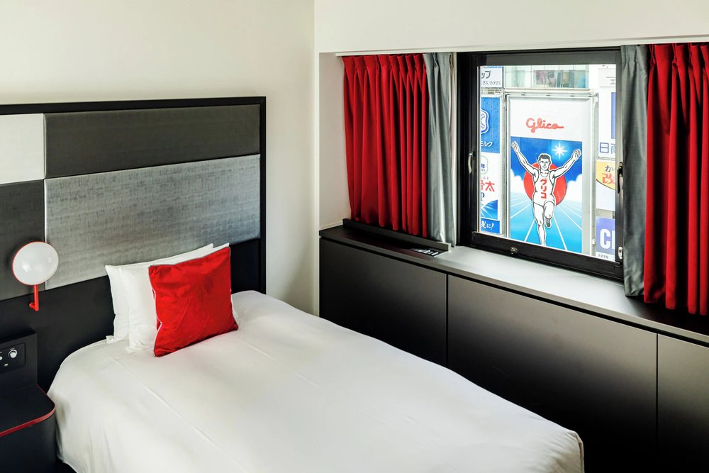 Room view at Cross Hotel Osaka