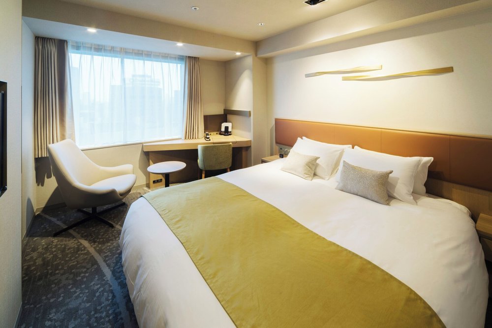Comfortable bedding at Hotel Granvia Osaka