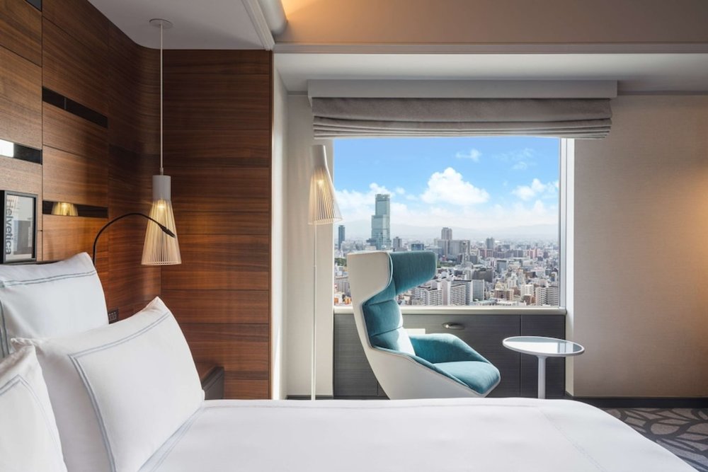 City views from Swissotel Nankai Osaka