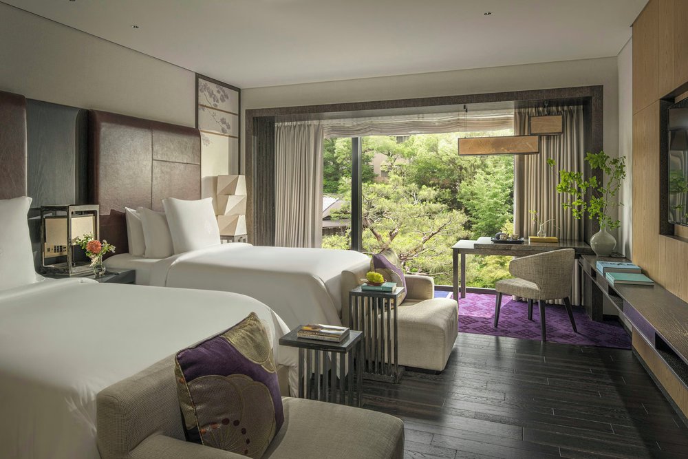 Twin rooms at Four Seasons Hotel Kyoto