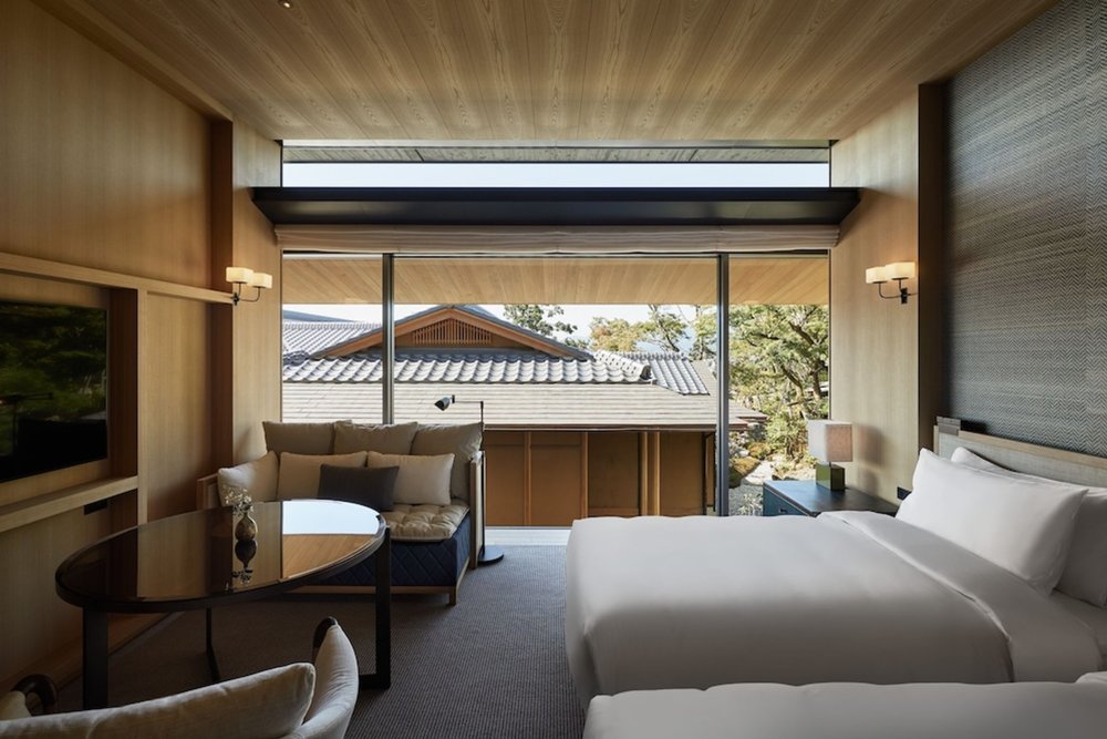 A hotel room in Park Hyatt Kyoto