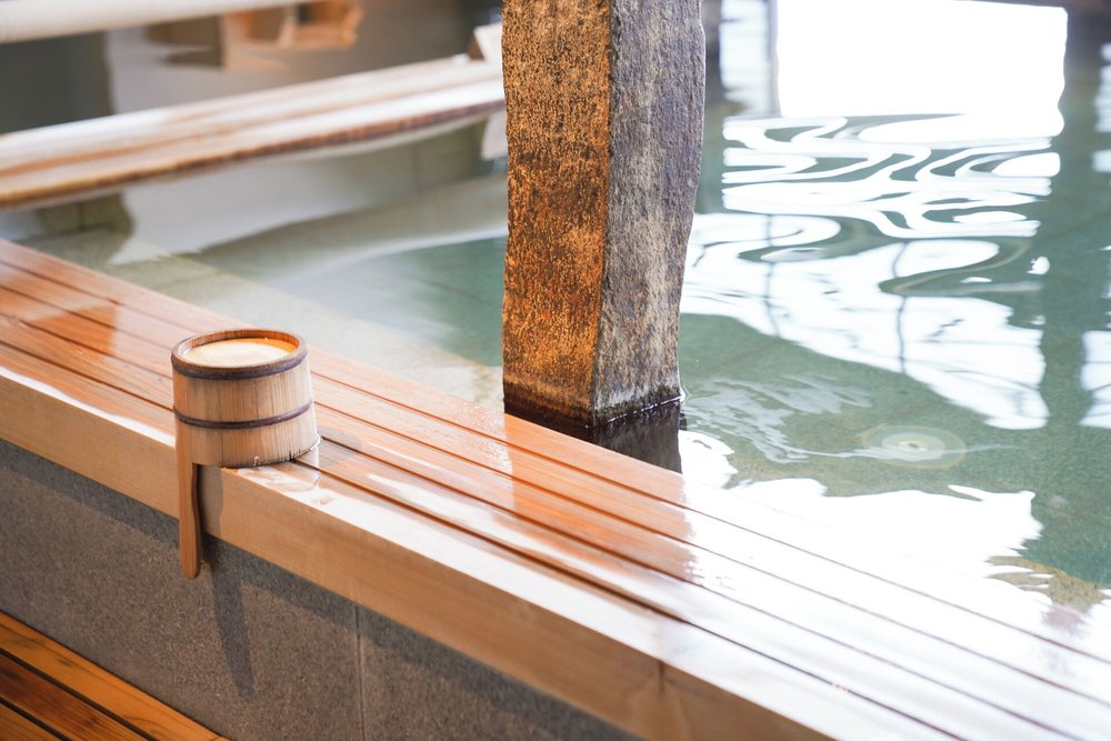 Outdoor bath at Jozankei 