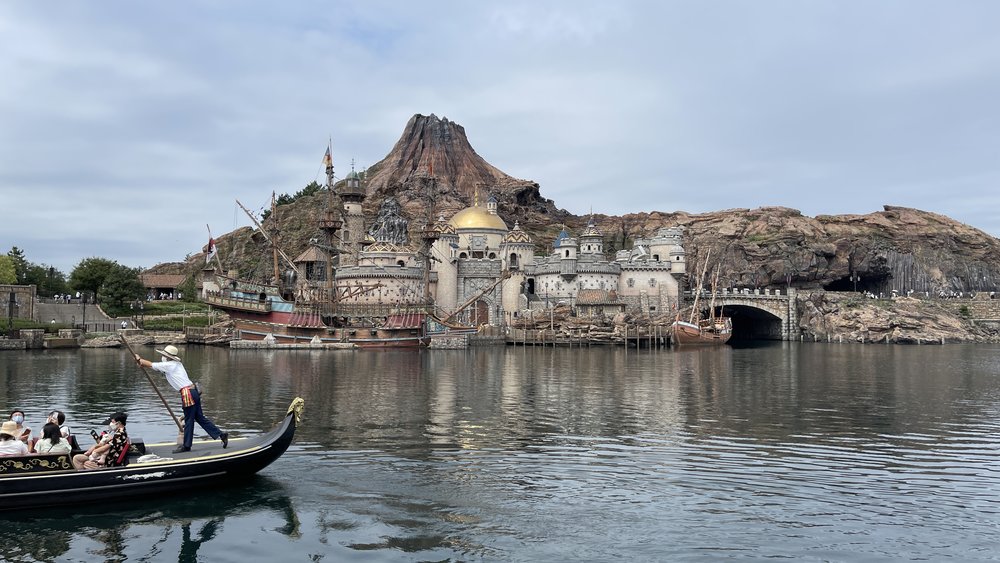 Tokyo DisneySea’s iconic volcano