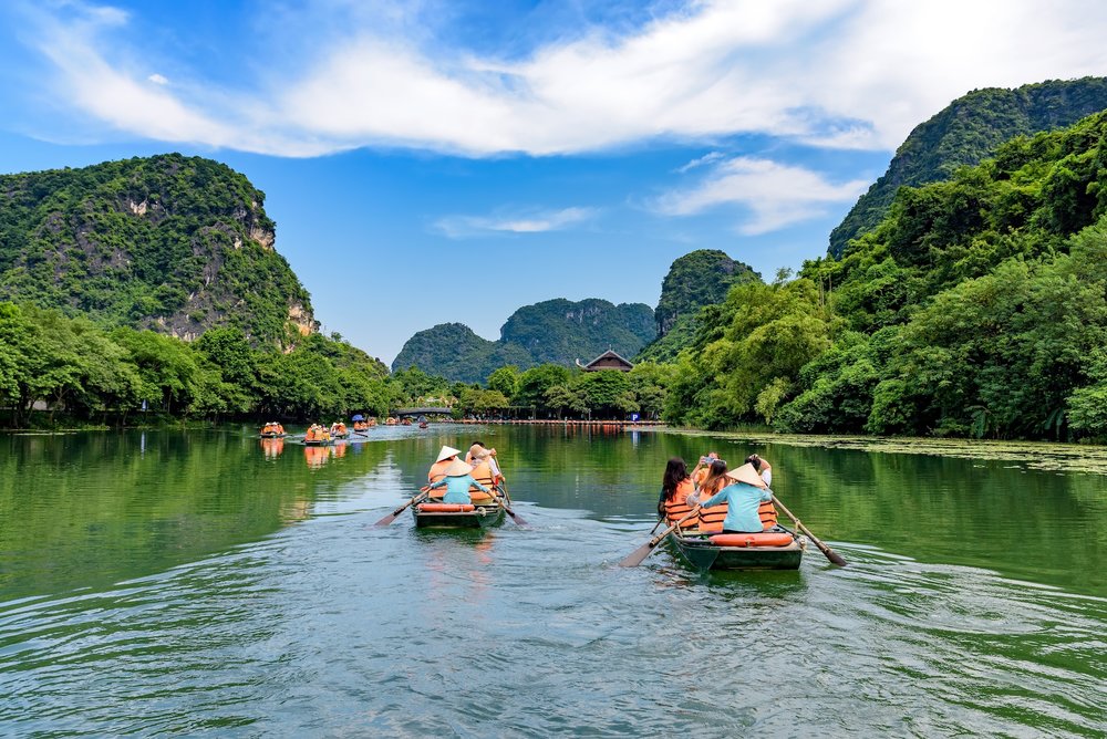ล่องเรือจ่างอานในนิงห์บิงห์ 
