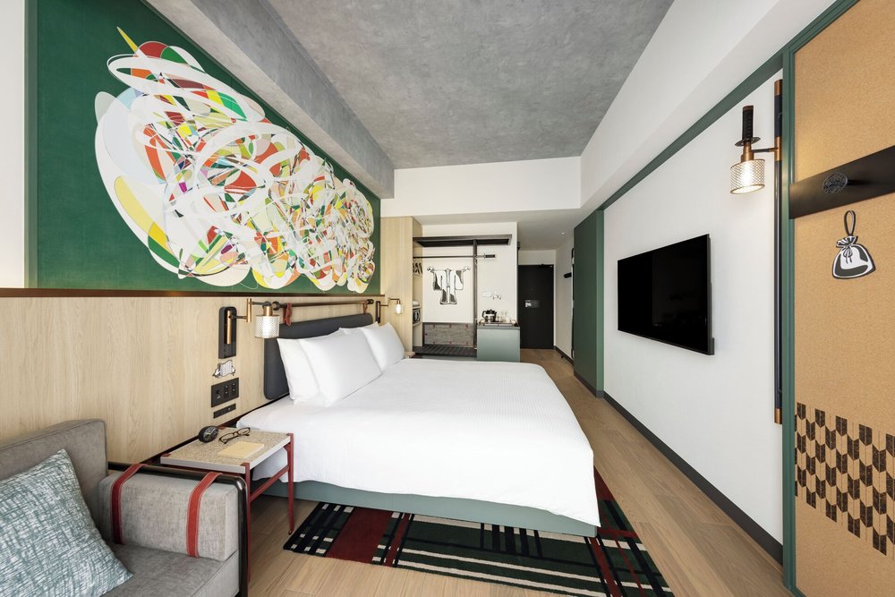 Trendy decor at Caption by Hyatt Namba Osaka