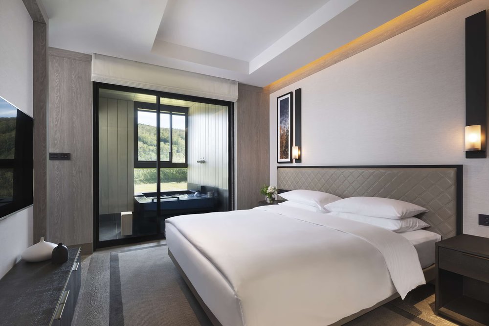 In-room onsen at Park Hyatt Niseko Hanazono