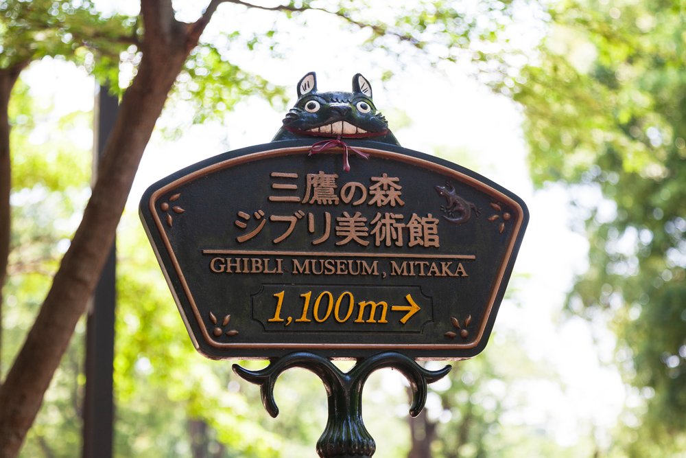 Ghibli Museum sign