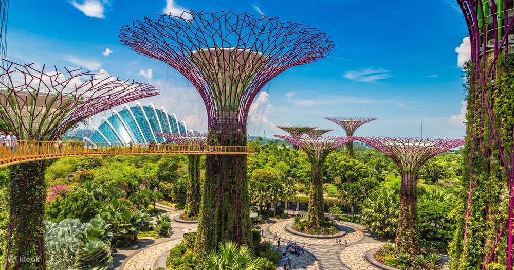 Gardens By The Bay - Giải Nhiệt Tại Khu Vui Chơi Nước Miễn Phí