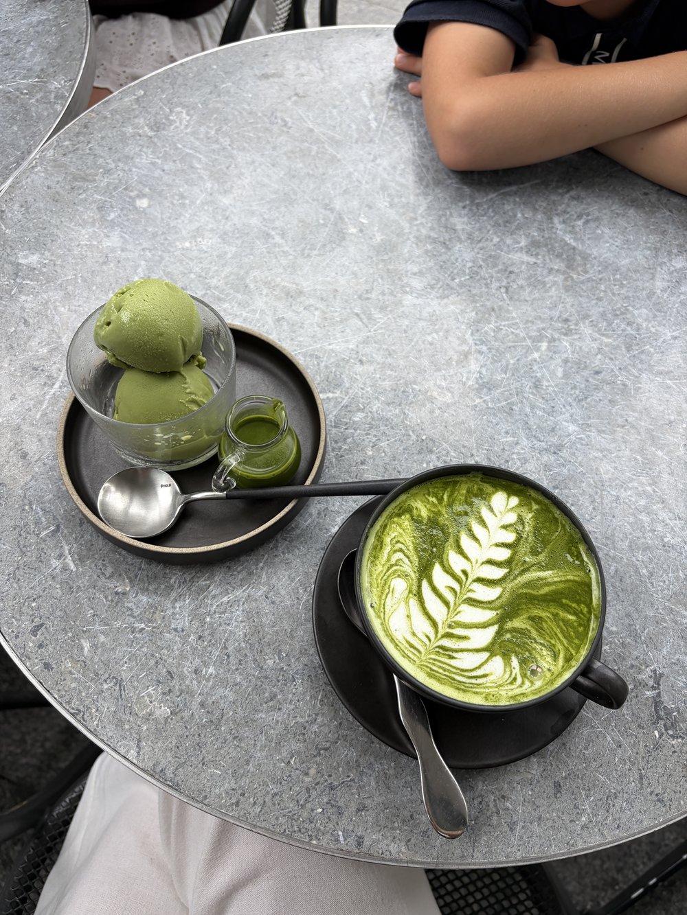 Matcha affogato in Japan