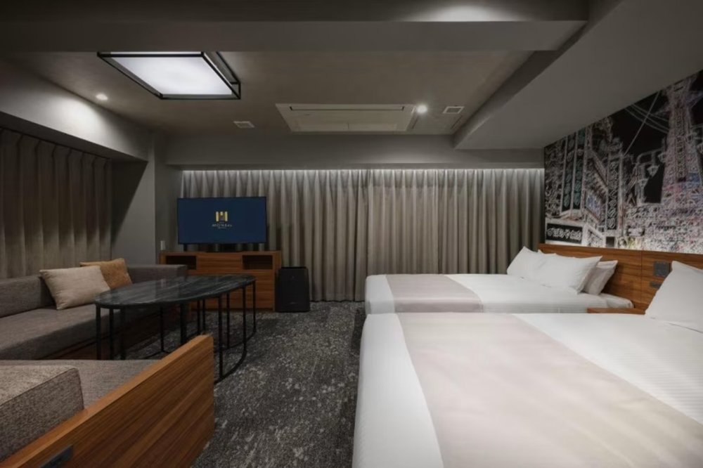 Deluxe family room at MONday Apart Premium OSAKA NAMBA WEST