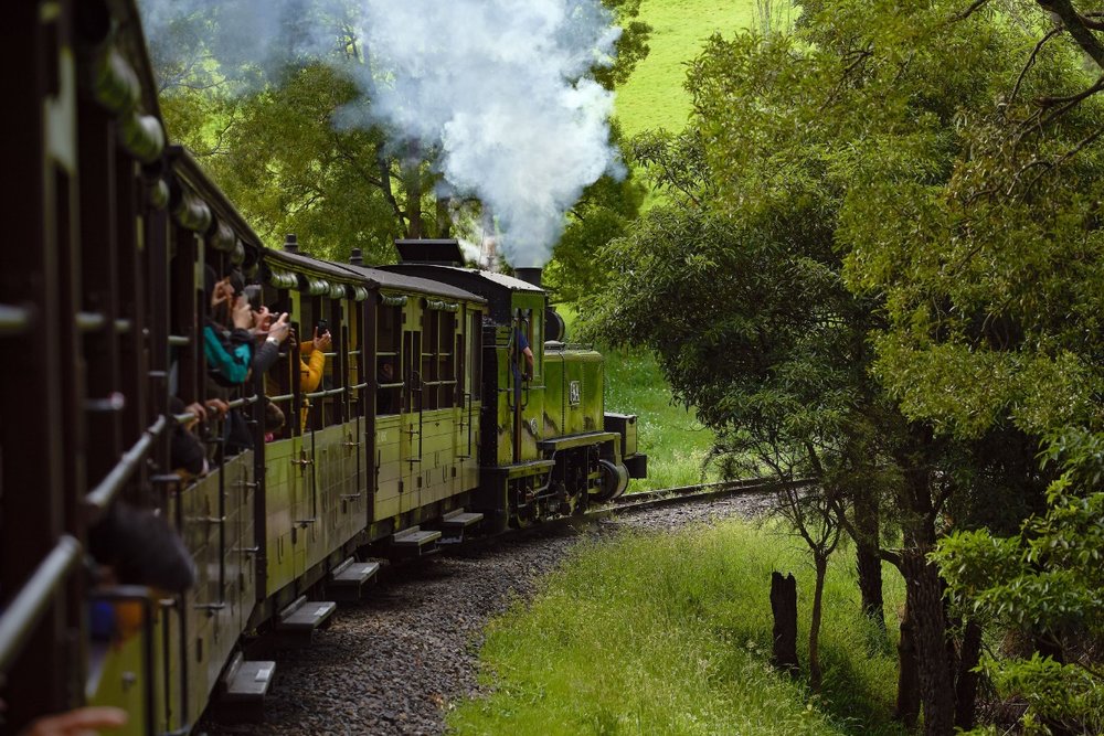 Tàu Lửa Hơi Nước Puffing Billy: Chuyến Tàu Ngược Thời Gian Giữa Rừng Già Dandenong