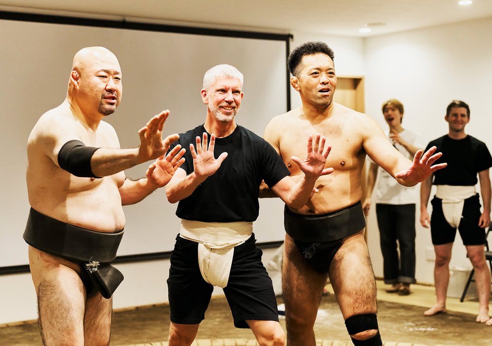 Sumo show in Osaka