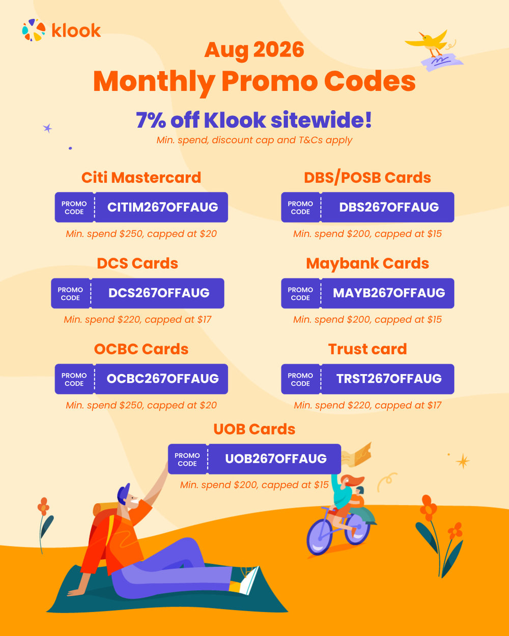 klook promo codes 2026