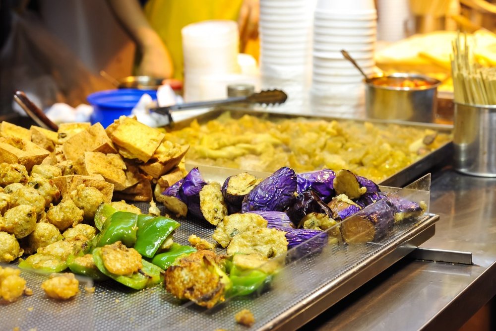 Three-stuffed Treasures - Đậu Hũ Nhồi Kiểu Hồng Kông