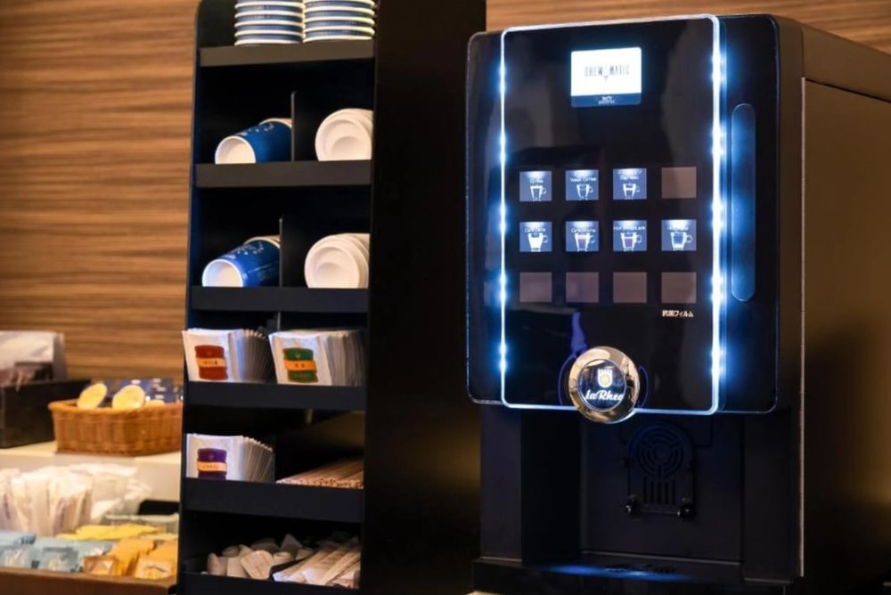 東京銀座西東方快捷酒店-咖啡機與備品