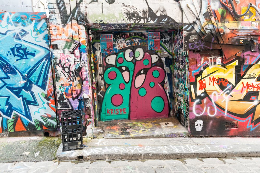 Nghệ Thuật Đường Phố Tại Hosier Lane