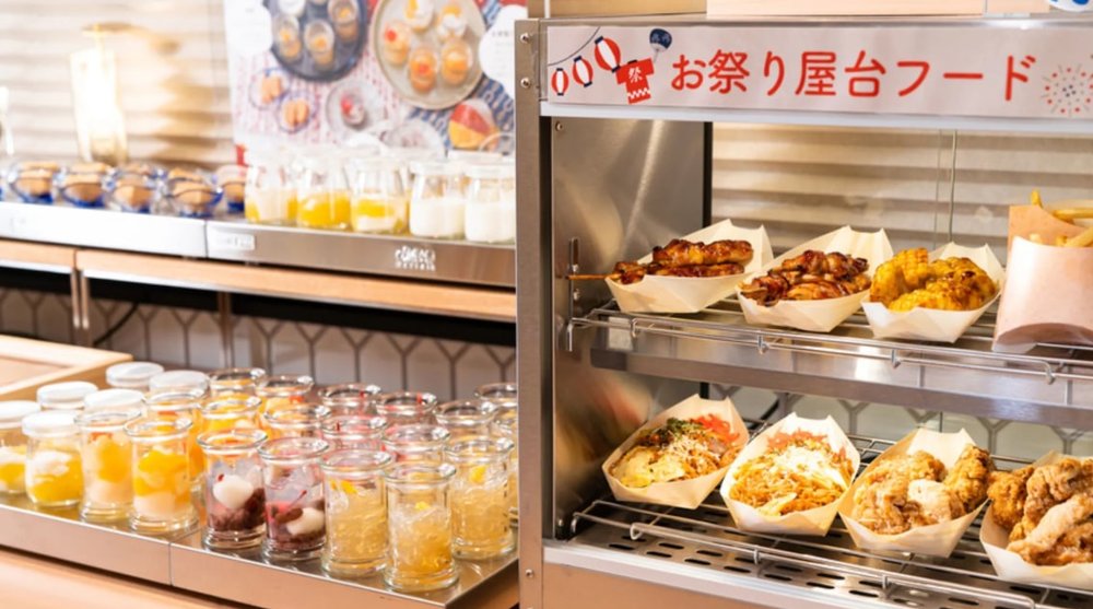 東京淺草筑波快速船舶飯店-祭典攤販料理