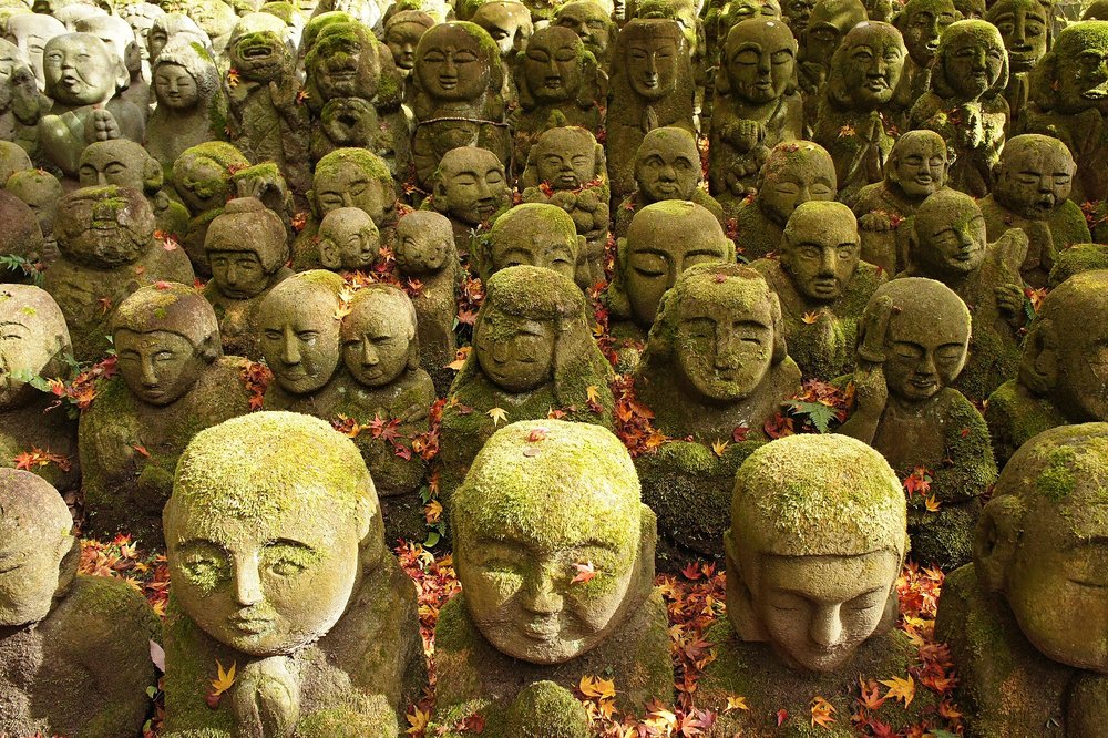 Otagi Nenbutsuji Temple Statues