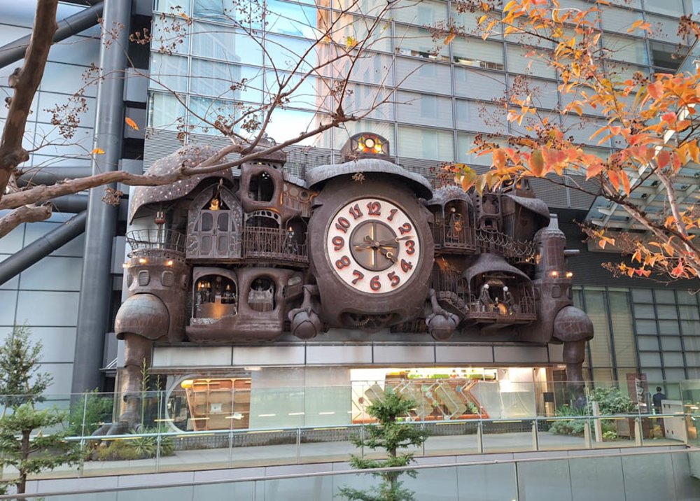 SG - ghibli clock shiodome