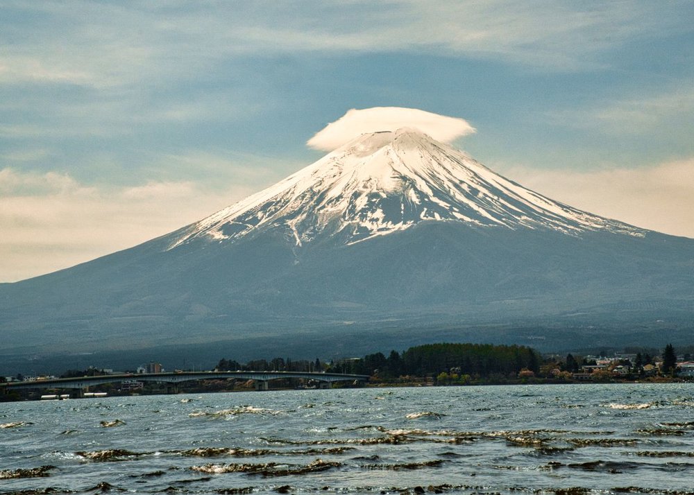 富士山笠雲
