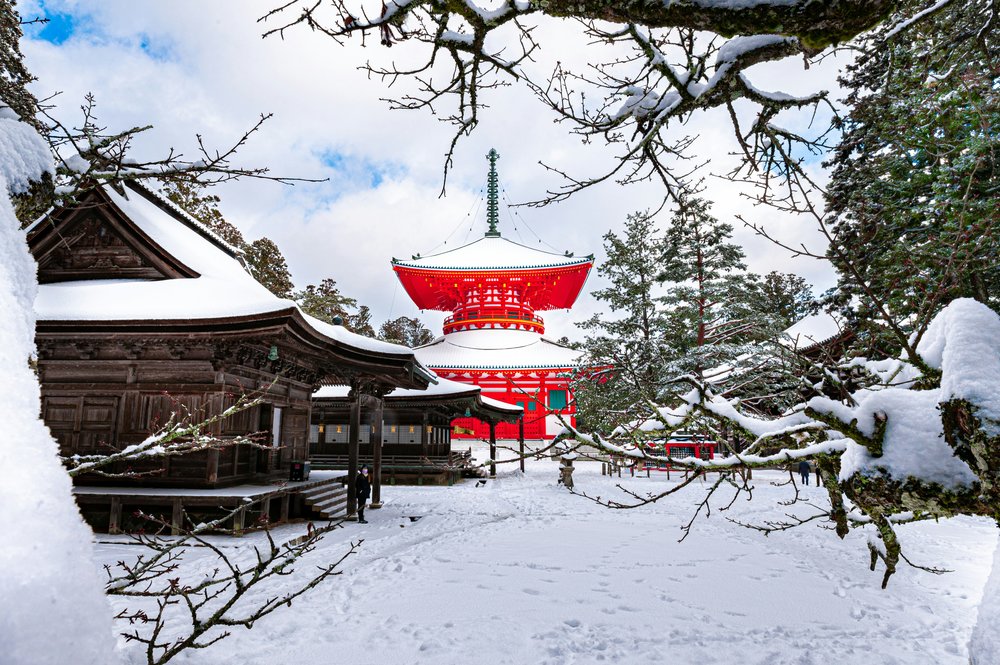 Mount Koya in the Winter