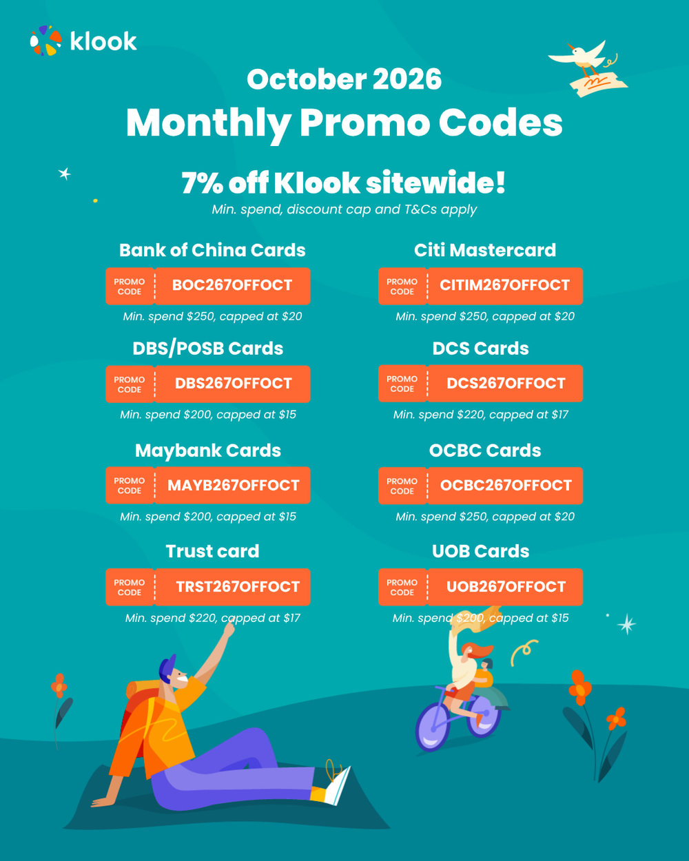 klook promo codes 2026