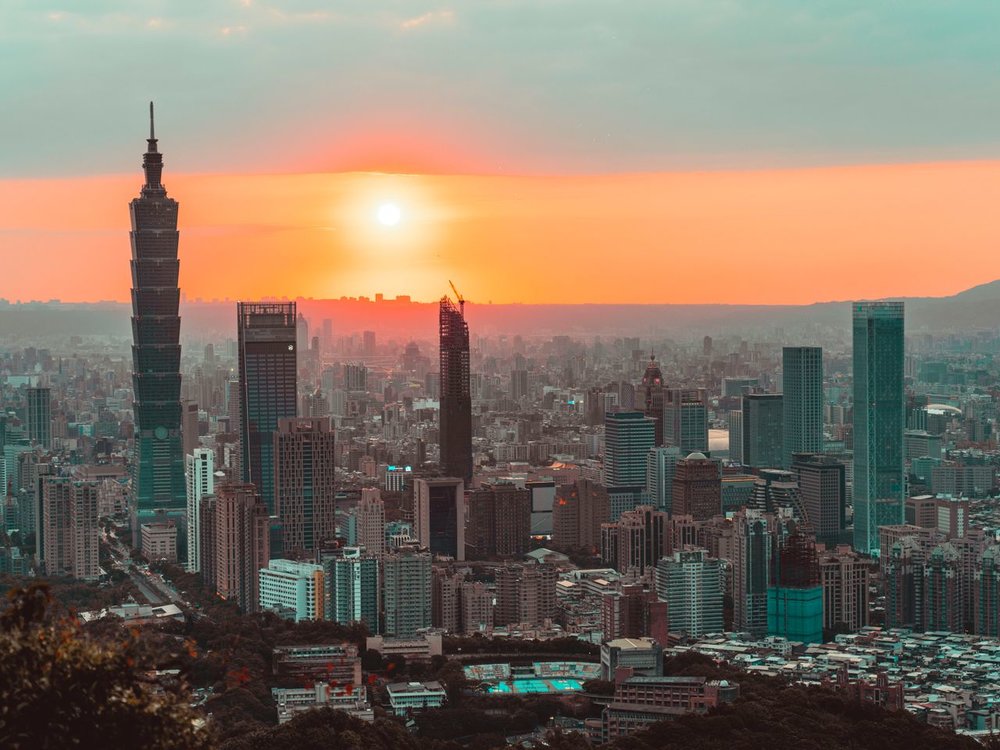 台北夕陽
