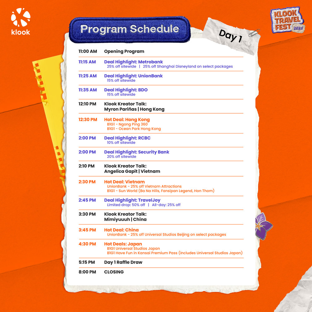  KTF Day 1 program