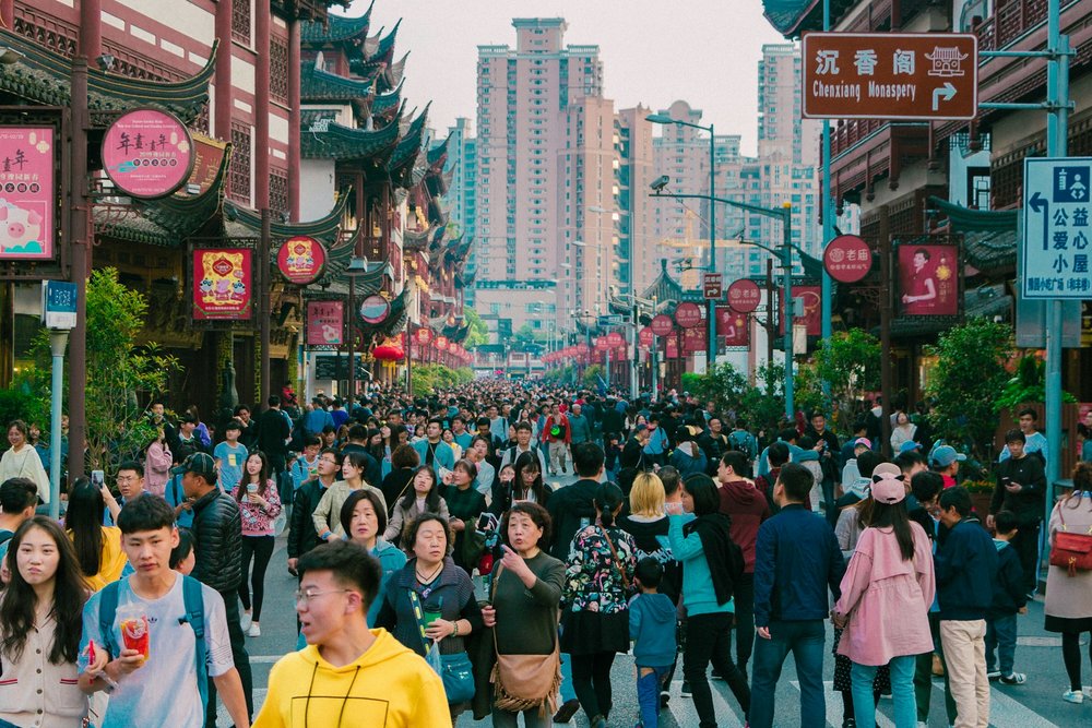 上海人潮