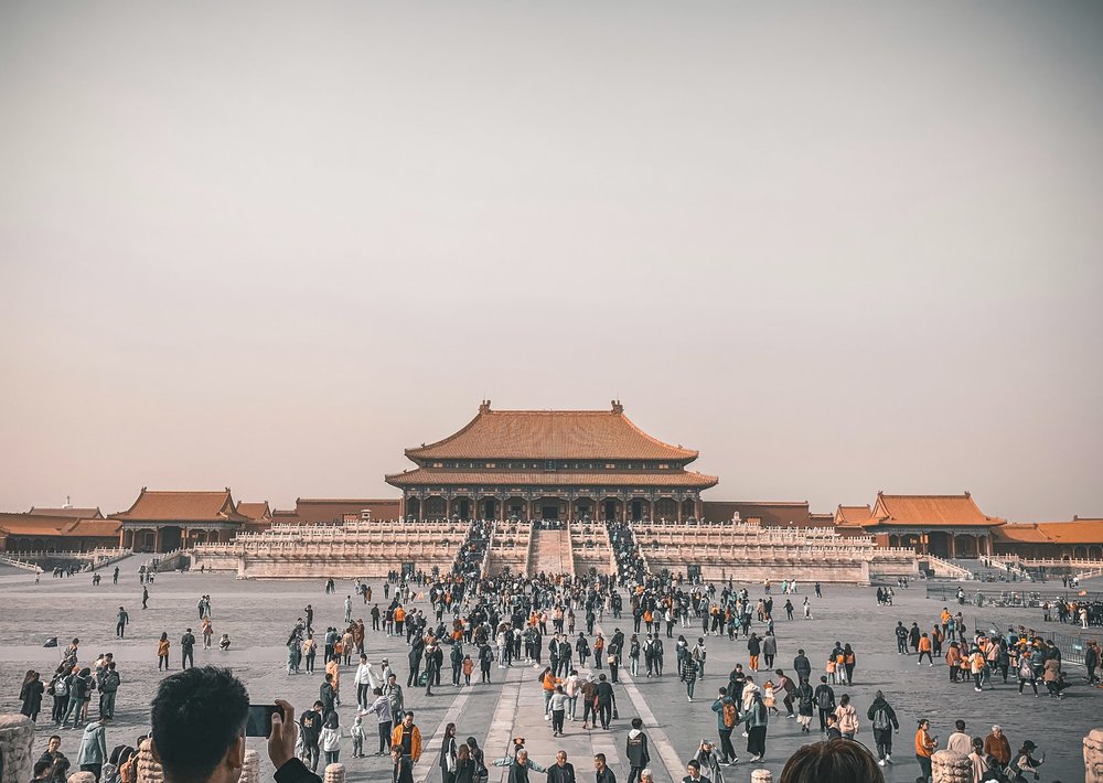 北京紫禁城人潮