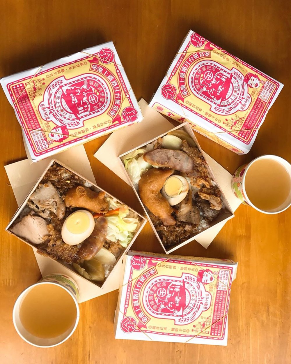 台東必吃美食 全美行池上鐵路月台便當