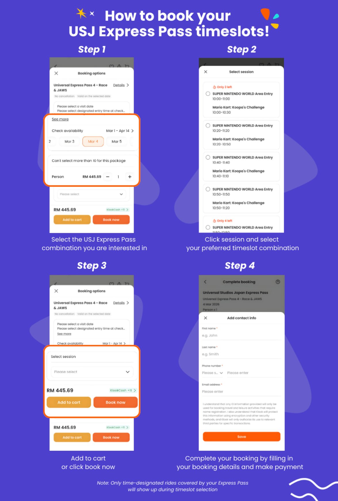 how to book