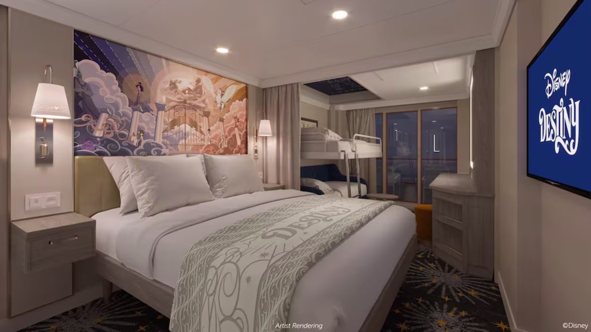 DCL-WD Accoms (Deluxe Family Oceanview Stateroom with Verandah)