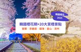 韓國櫻花花期2026｜首爾、釜山、大邱、濟州38大賞櫻景點！附交通、最佳櫻花期