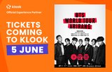 Klook Unveils Klook Experience Packages for BTS WORLD TOUR ‘ARIRANG’ IN SINGAPORE