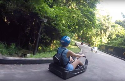 【 新加坡自由行 】 聖淘沙斜坡滑車超好玩! 免排隊攻略看這篇!