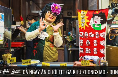 DU HÍ TAIPEI: CẢ NGÀY ĂN CHƠI “TẸT GA” KHU ZHONGXIAO – DUNHUA