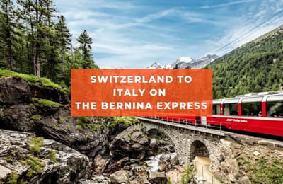 Travel By Train From Switzerland To Italy On The Bernina Express, Panoramic Views Included