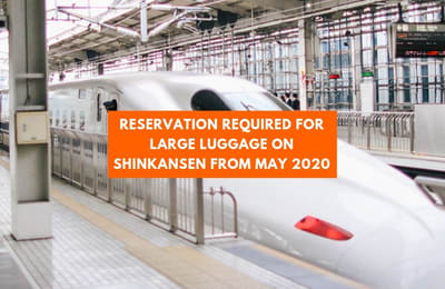 You Will Need To Make A Reservation For Large Luggage On The Shinkansen Starting May 2020