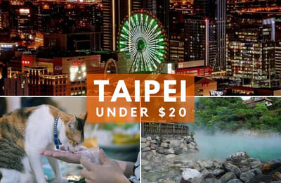 A Flying Cinema, Cat Cafe, Hot Springs & More Activities In Taipei Under $20