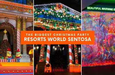 S.E.A. Aquarium, Adventure Cove Waterpark & Universal Studios Singapore Gear Up For The Biggest Christmas Celebration This Year