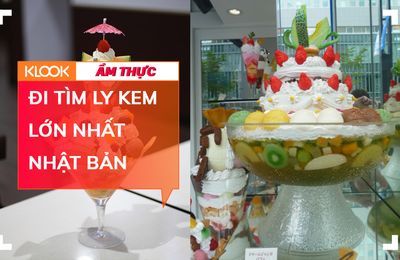 Ăn ngập mặt ly kem lớn nhất Nhật Bản tại Yukijirushi ở Hokkaido