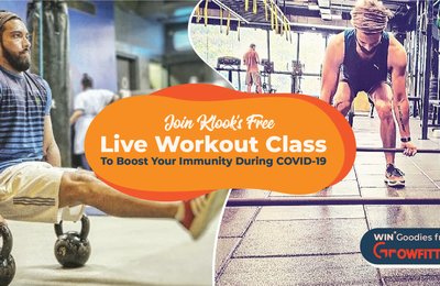 Klook Presents FREE Live Workout Class To Boost Your Immunity