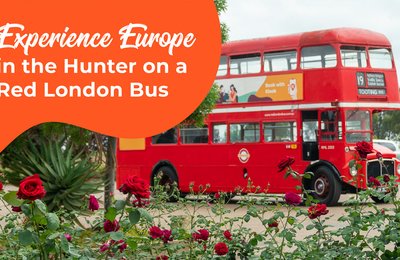 Hop Aboard a Big Red London Bus on the ‘Taste of Europe’ Tour in the Hunter Valley