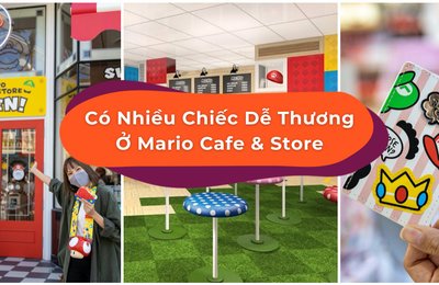 Trở Về Tuổi Thơ Tại Mario Cafe & Store Ở Universal Studios Japan