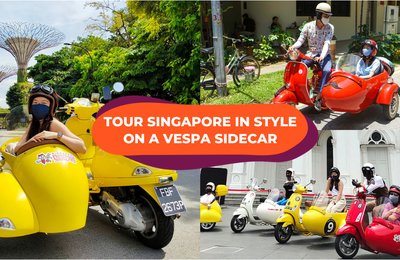 Vespa Sidecars Heritage Tour: Most Fun Thing To Do In Singapore With 1-For-1 Deal This October