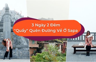 Review Du Lịch Sapa 3 Ngày 2 Đêm Tiết Kiệm & Mới Mẻ