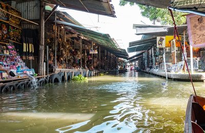 Wander and Shop Around the Maze-like Floating Markets of Bangkok