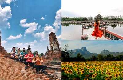 18 Day Trip & Roadtrip Jalan Raya Dari Bangkok dengan Ladang Bunga Matahari, Tanah Tinggi Dingin dan Banyak Lagi!